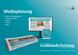 mediadaten - Bayerische Gemeindezeitung