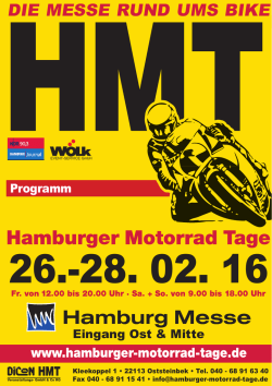 die messe rund ums bike - Hamburger Motorrad Tage