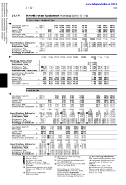 Postauto Fahrplan 31.171