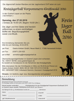 Kreis Jäger Ball 2016