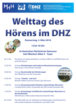 Donnerstag, 3. M&auml;rz 2016 15 bis 18 Uhr im