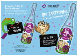 H&ouml;llinger Bio Party Folder