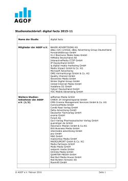 Studiensteckbrief: digital facts 2015-11