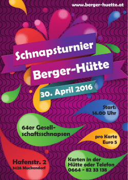 Infos - Berger