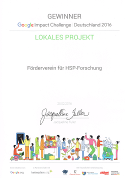 Google Preis Urkunde