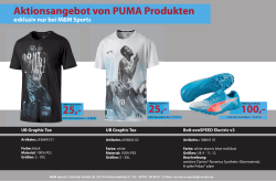 Aktionsflyer_PUMA Produkte_MM Sports