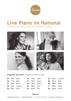 Live Piano im National