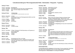 Gottesdienstordnung