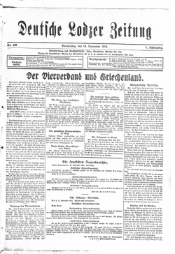 Deutsche Lodzer Zeitung 1915 rok