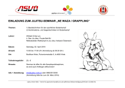 einladung zum jujitsu-seminar „ne waza / grappling“