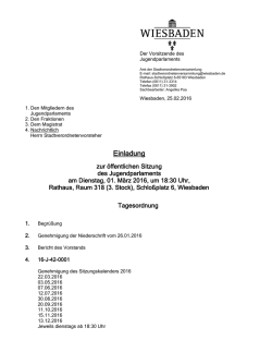 Einladung