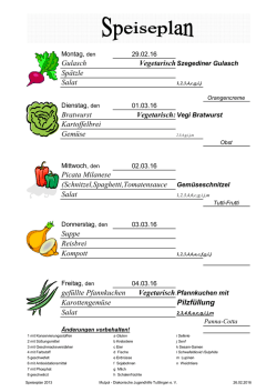 Speiseplan