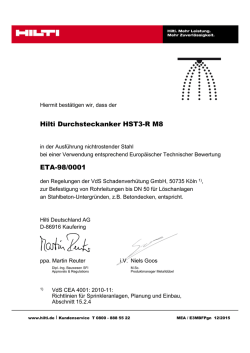 Hilti Durchsteckanker HST3-R M8 ETA
