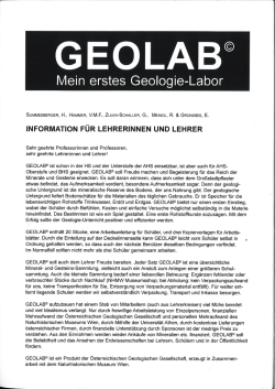 Information für LeherInnen