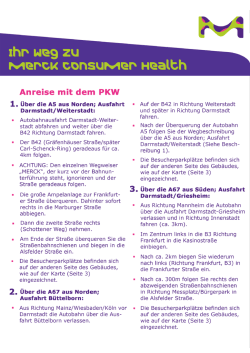 Ihr Weg zu Merck Consumer Health