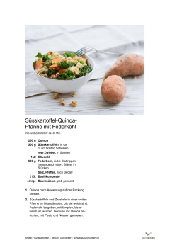 Suesskartoffel-Quinoa