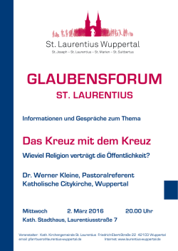 glaubensforum - Katholische Citykirche Wuppertal