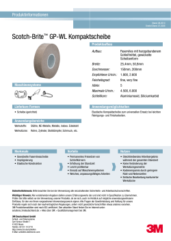 Scotch-Brite™ GP-WL Kompaktscheibe Scotch-Brite™ GP-WL