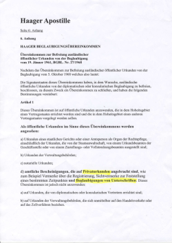 HaagerApostille