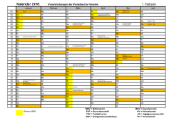 Kalender 2016 - Puderbach-NRW