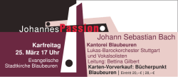 Johann Sebastian Bach - Evangelische Kirchengemeinde Blaubeuren