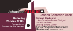 Johann Sebastian Bach - Evangelische Kirchengemeinde Blaubeuren