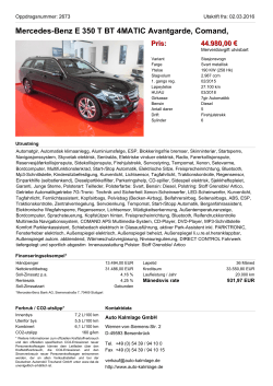 Mercedes-Benz E 220 CDI Automatik, Navi, Schiebedach Pris