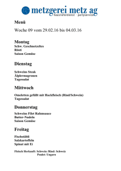 Menüplan Woche 09 vom 29.02.16 bis 04.03.16 herunterladen