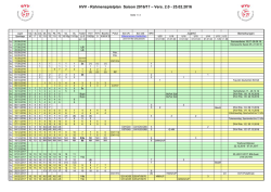 HVV - Rahmenspielplan Saison 2016/17 &ndash; Vers. 2.0