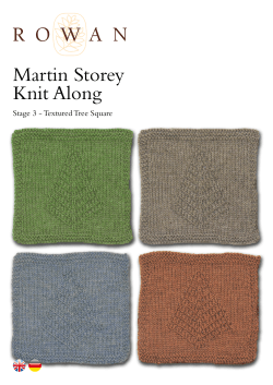 Martin Storey Knit Along
