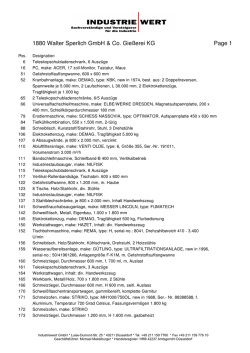Itemlist (Download) - Industriewert GmbH