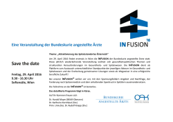 Eine Veranstaltung der Bundeskurie angestellte &Auml;rzte Save the date