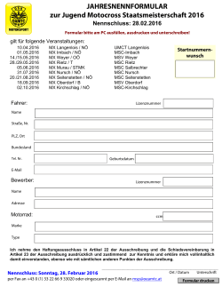Jahresnennung MX Junioren &Ouml;M 2016