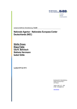 Nationale Agentur - Nationales Europass-Center
