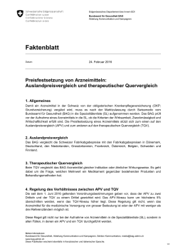 Faktenblatt - Der Bundesrat admin.ch