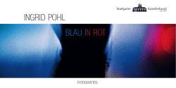 ingrid pohl blau in rot - Stuttgarter K&uuml;nstlerbund