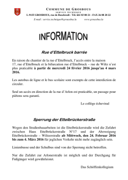 avis au public barrage N12