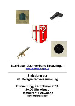 Einladung DV 2016 - BSV Kreuzlingen