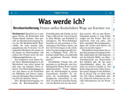 Zeitungsbericht AZ vom 20.02.16