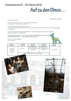 Ferienwoche vom 01 - VHG Karl Hagemeister