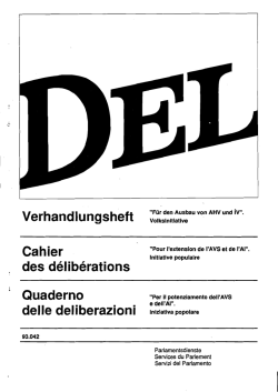 93.042 Für den Ausbau von AHV und IV. Volksinitiative /Pour l