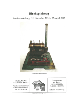 Dokument1 - Museum zur Stadtgeschichte