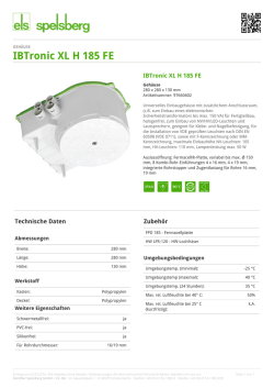 IBTronic XL H 185 FE - Geh&auml;use (97660402)
