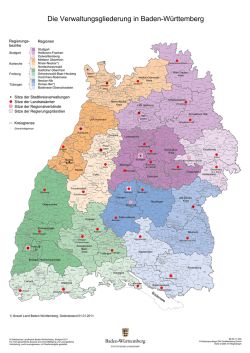 Die Verwaltungsgliederung in Bade