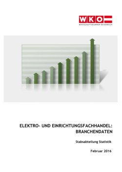 und einrichtungsfachhandel - Wirtschaftskammer Österreich