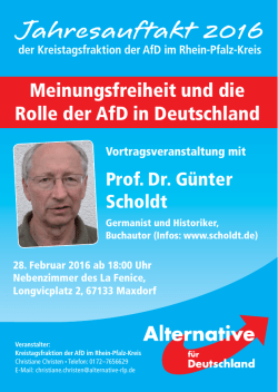 Jahresauftakt 2016