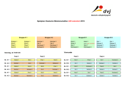 Spielplan - Deutscher Volleyball
