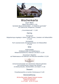 Herbstmen&uuml; I