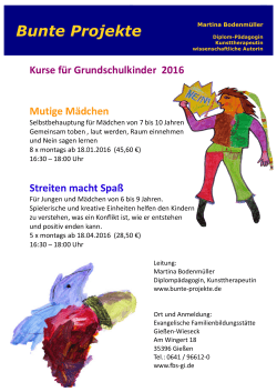 Flyer zum