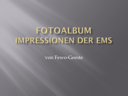 Fotoalbum Impressionen der Ems - Fewo